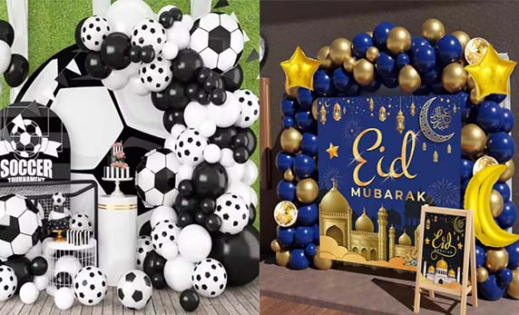 ما می توانیم زنجیر بادکنک را سفارشی کنیم