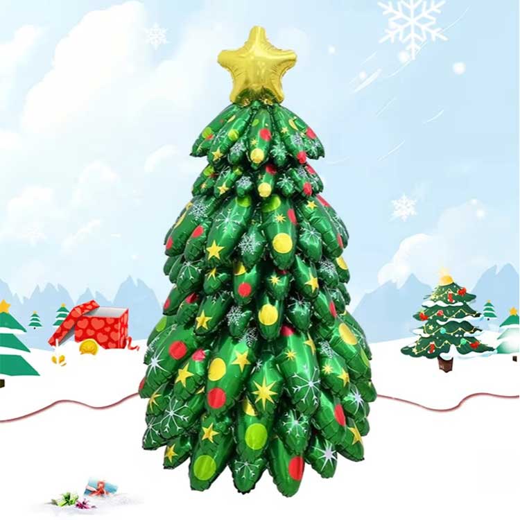 بالون فویلی ایستاده درخت کریسمس