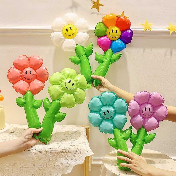 بادکنک فویلی آفتابگردان دستی