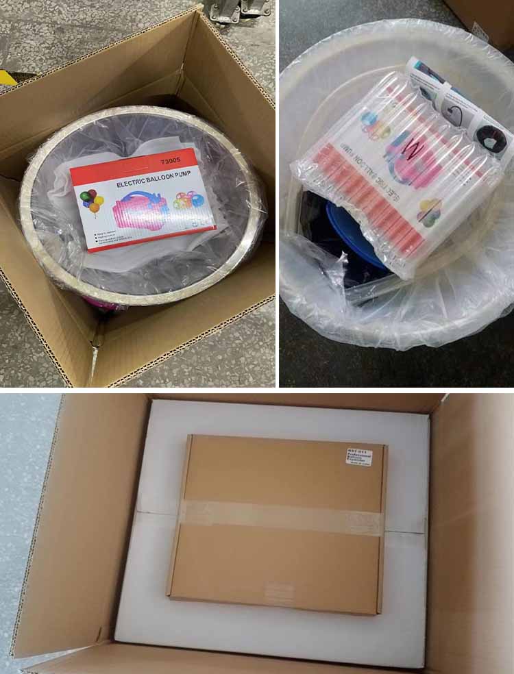 Balloon filling machines packaging