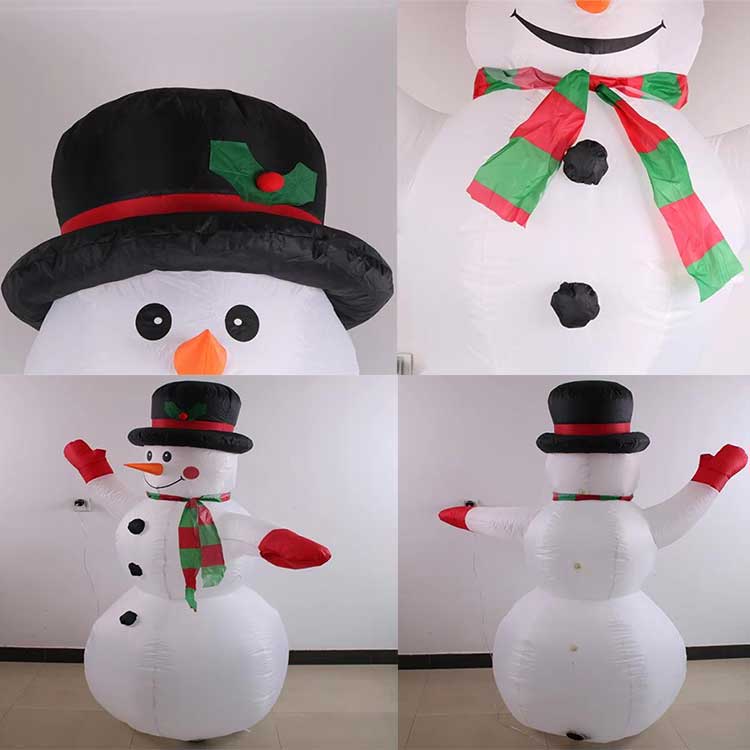 inflatable christmas snowman