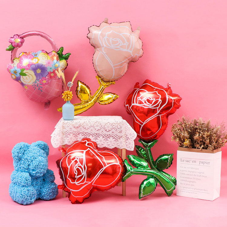 Mother's Day Rose Foil Balloons