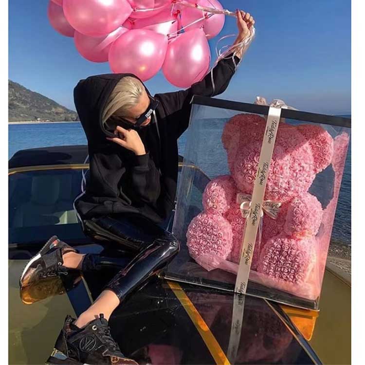 خرس عروسکی گل رز