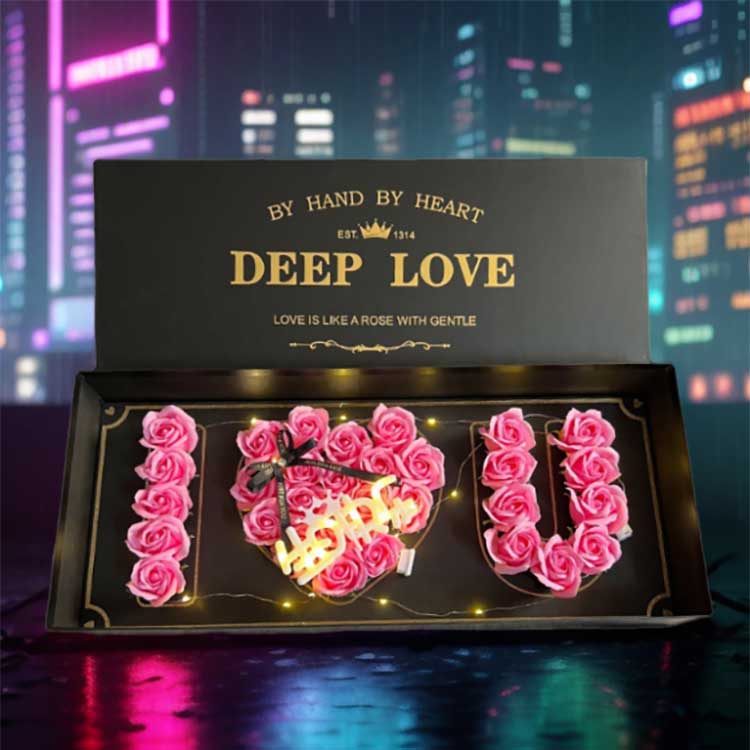 جعبه های هدیه گل رز