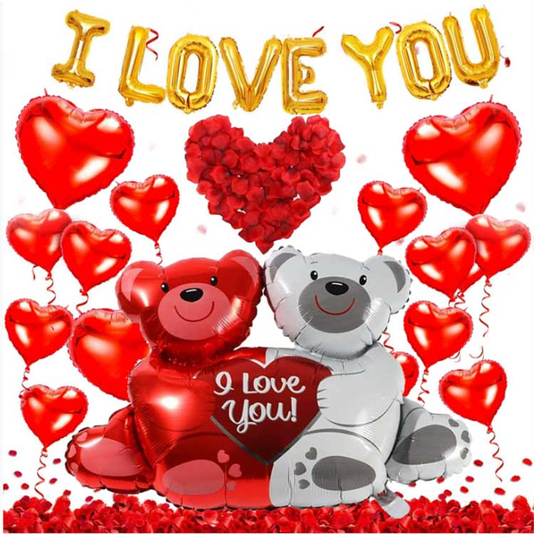 بادکنک فویلی روز ولنتاین